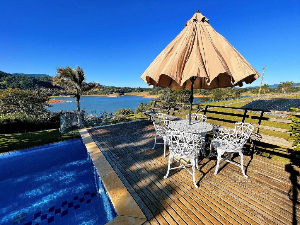 Home 3| Pé na água em Joanópolis c/ piscina aquecida