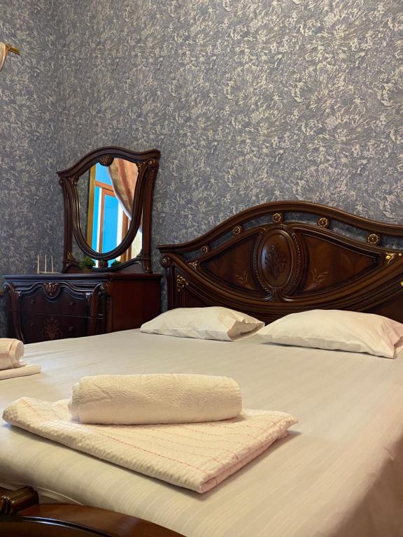 Postel nebo postele na pokoji v ubytování Guest House Eli