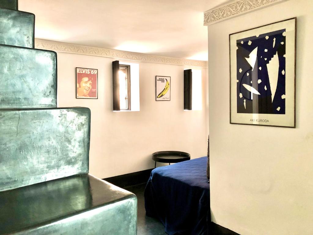 Postel nebo postele na pokoji v ubytování Riad Dar Bahi
