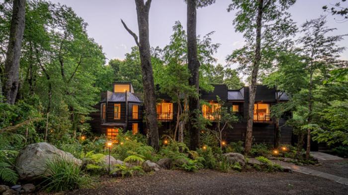 Zahrada ubytování Rakau Lodge