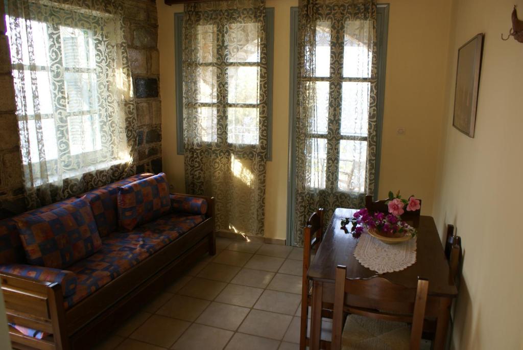 Posezení v ubytování Katafigio Village