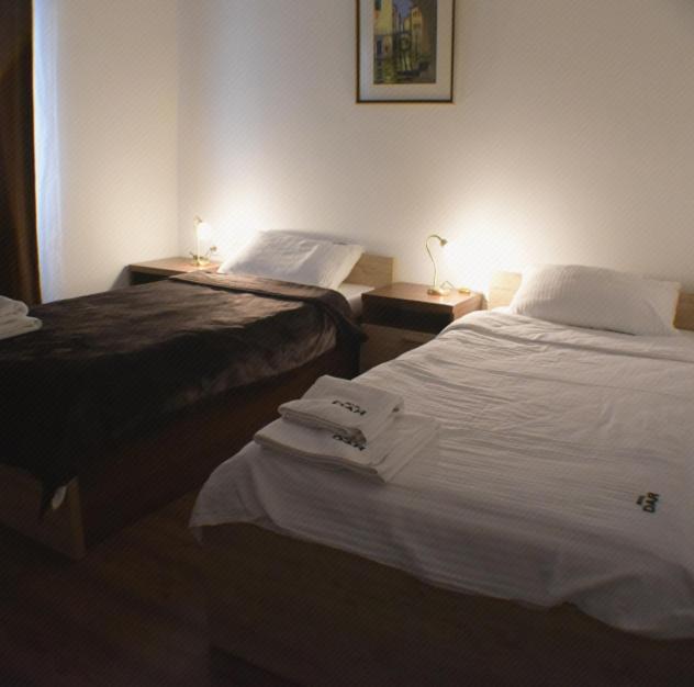 Postel nebo postele na pokoji v ubytování Motel & Restaurant Dar
