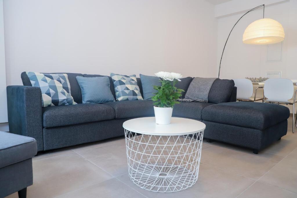 Area soggiorno di high class flat