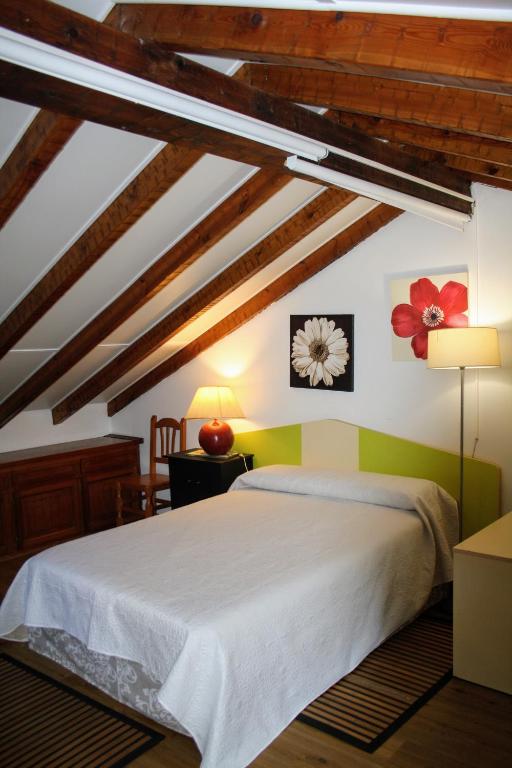 Postel nebo postele na pokoji v ubytování Casa la palmera