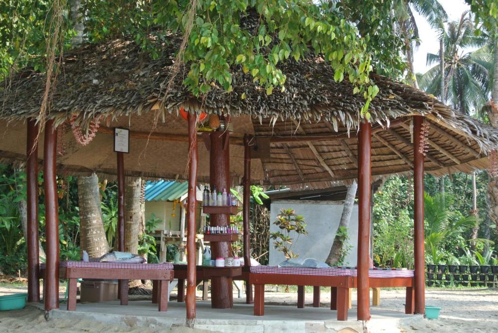 Zahrada ubytování Bangbaobeach Resort