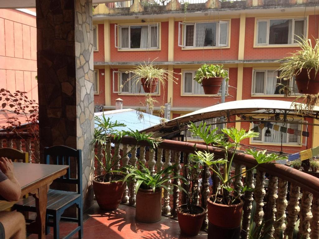 Balkón nebo terasa v ubytování Hotel Down Town