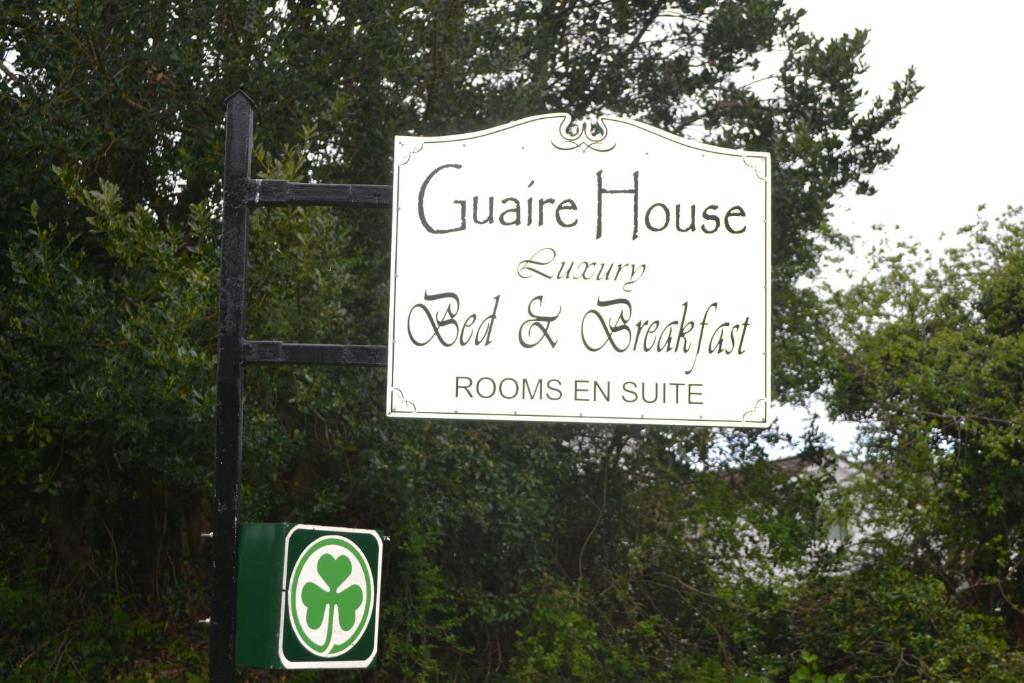 Certifikát, hodnocení, plakát nebo jiný dokument vystavený v ubytování Guaire House Killarney