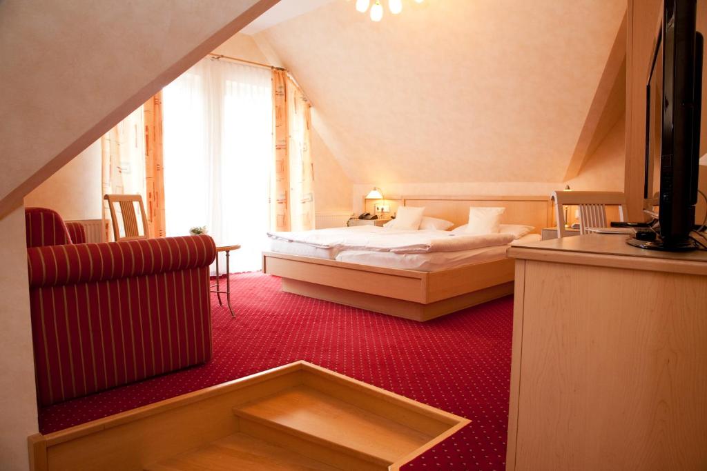 Postel nebo postele na pokoji v ubytování Wald Hotel Willingen