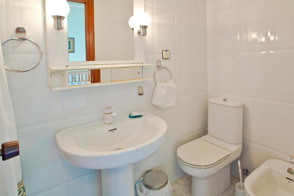 A bathroom at Hospedaje Roiz