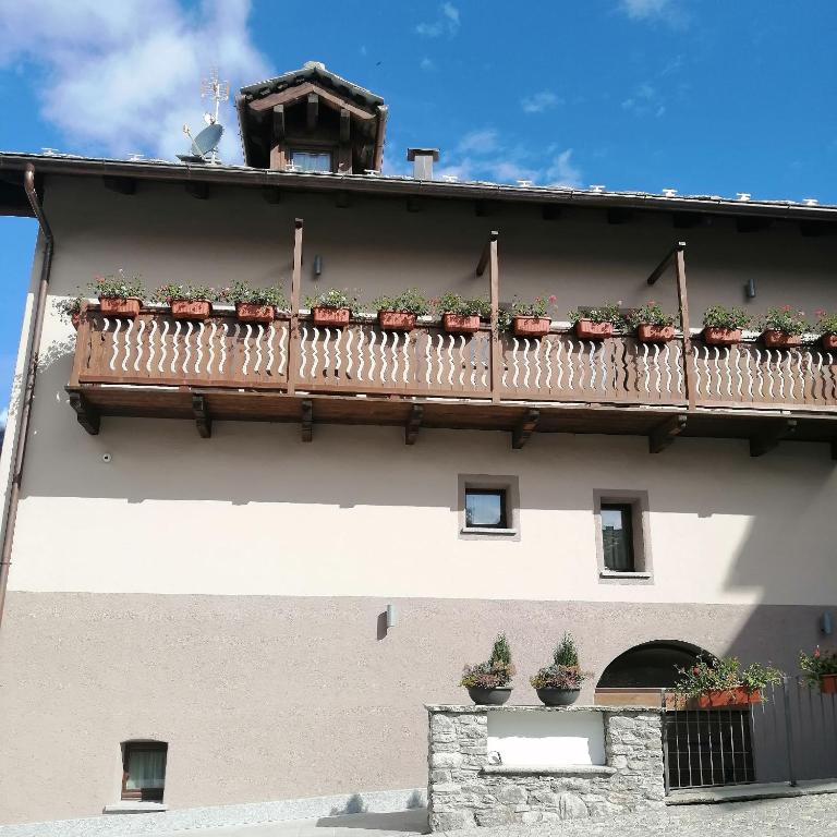Balkón nebo terasa v ubytování Maison Bertin