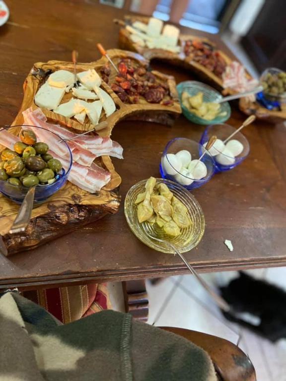 Cibo presso il bed & breakfast o nelle vicinanze