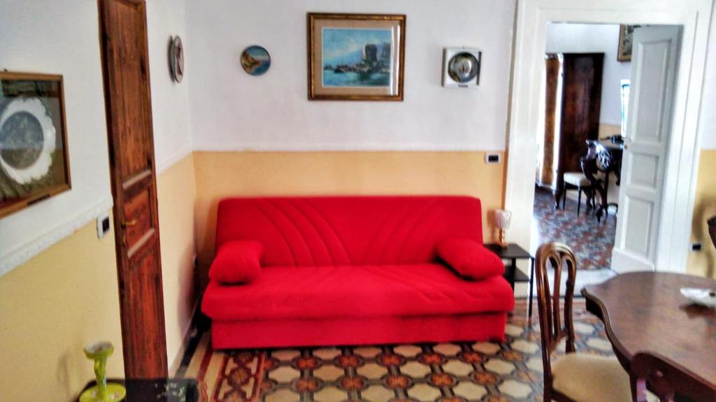 Posezení v ubytování CERASELLA -vista mare-