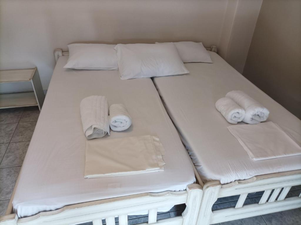 Postel nebo postele na pokoji v ubytování Villa Fallias