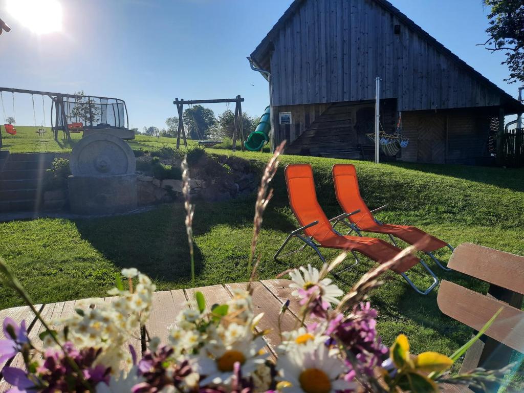 A garden outside Grainmeisterhof