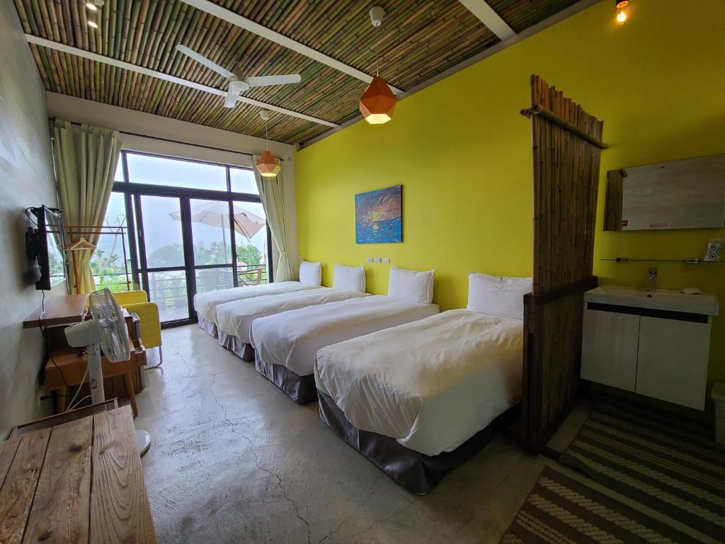 達芭凱民宿 Tabakai B&B - Sala Quadrupla Con Vista In Montagna