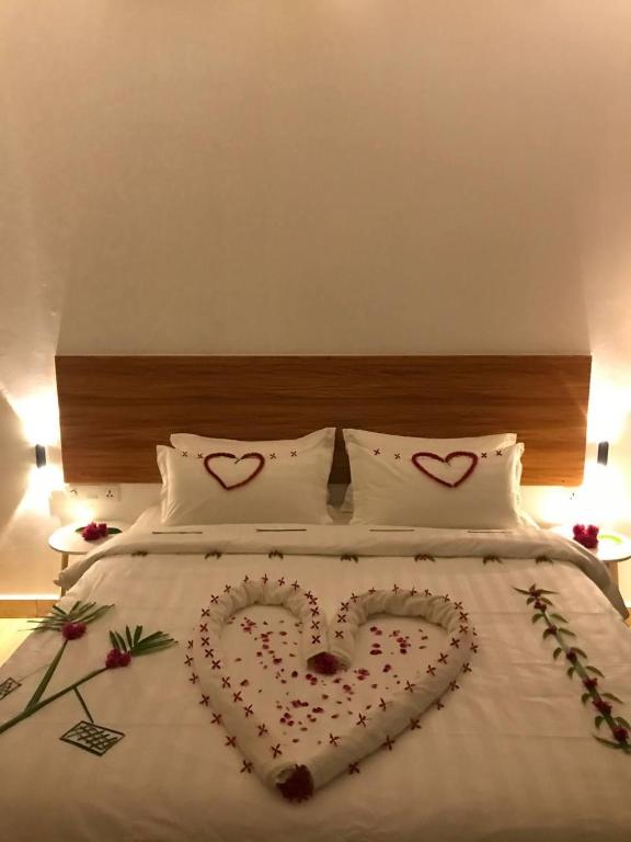 Postel nebo postele na pokoji v ubytování Dacha Thoddoo
