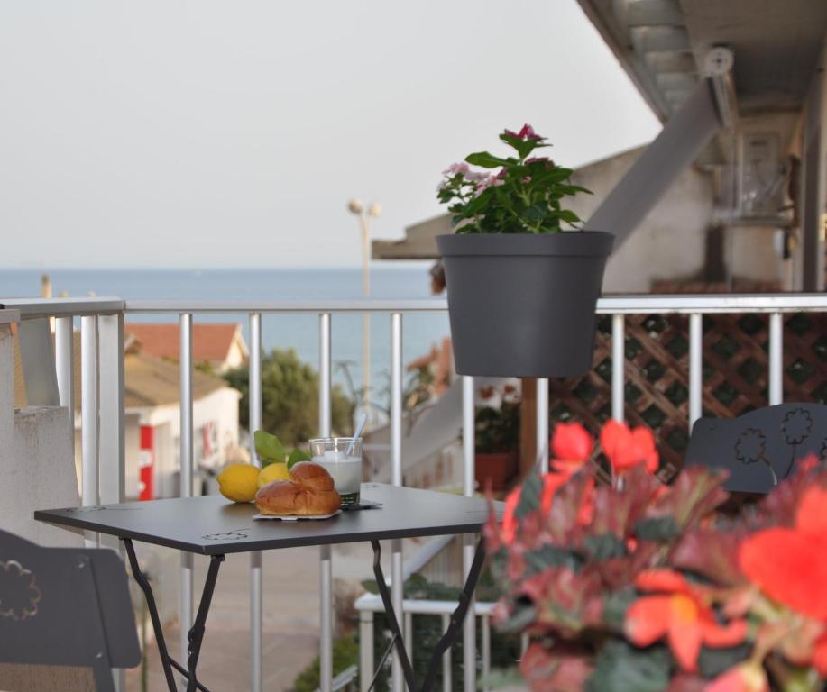 Balkón alebo terasa v ubytovaní Petals casa vacanze