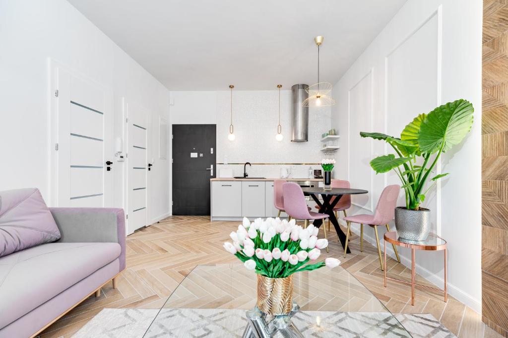 Kuchyňa alebo kuchynka v ubytovaní BanApart Exclusive Apartments