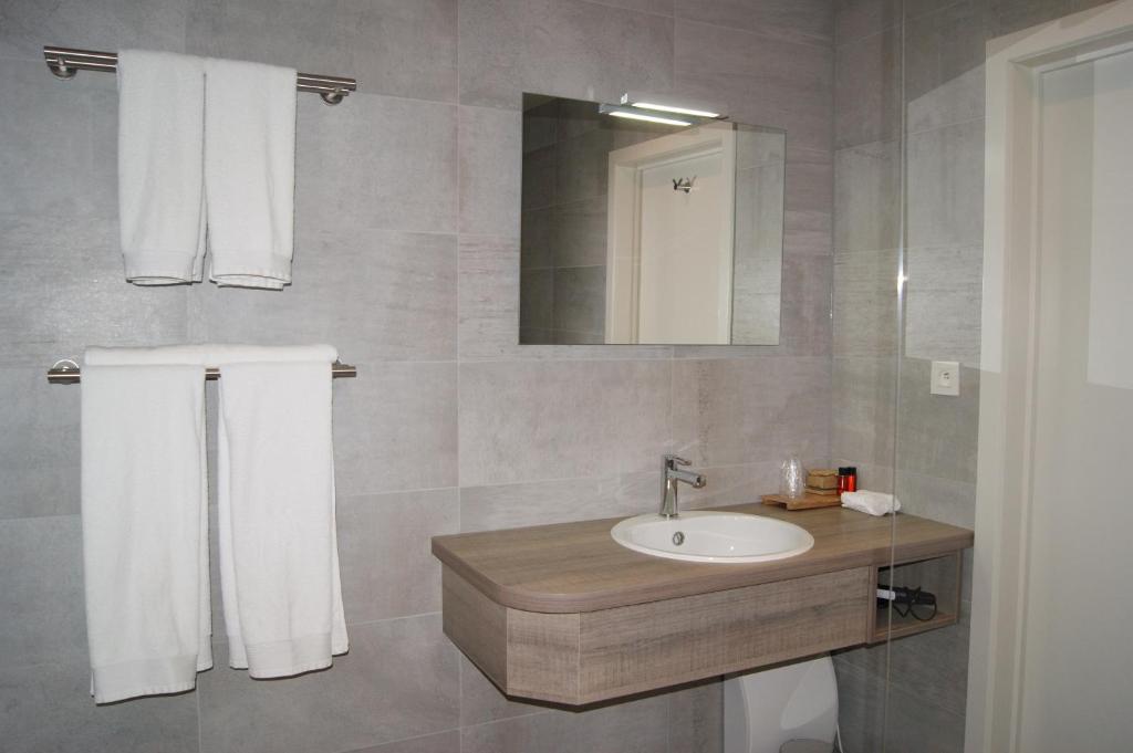 Koupelna v ubytování Hotel Malpertuus