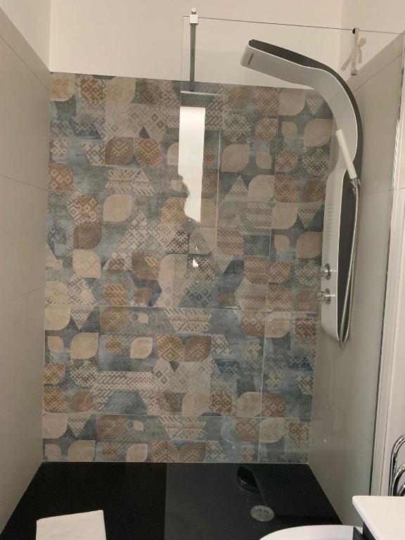 Koupelna v ubytování Albergo Piazza Risorgimento
