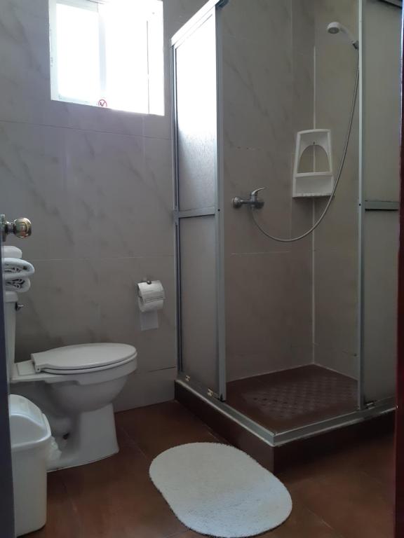 Koupelna v ubytování Hostal Magnolio