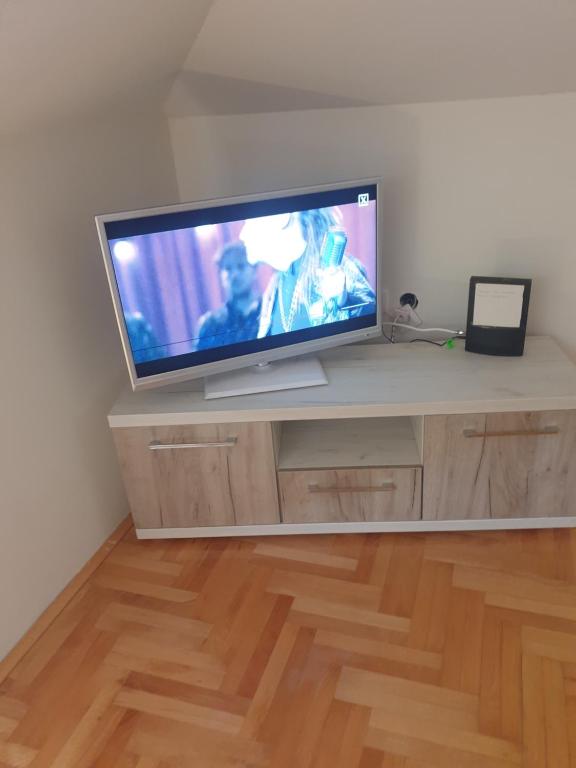 TV a/nebo společenská místnost v ubytování Apartment Loft