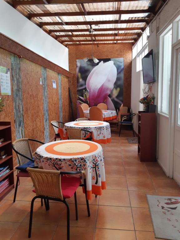 Posezení v ubytování Hostal Magnolio