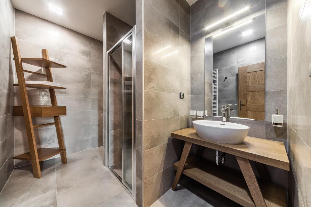 Uma casa de banho em Hotel Mariánský Dvůr