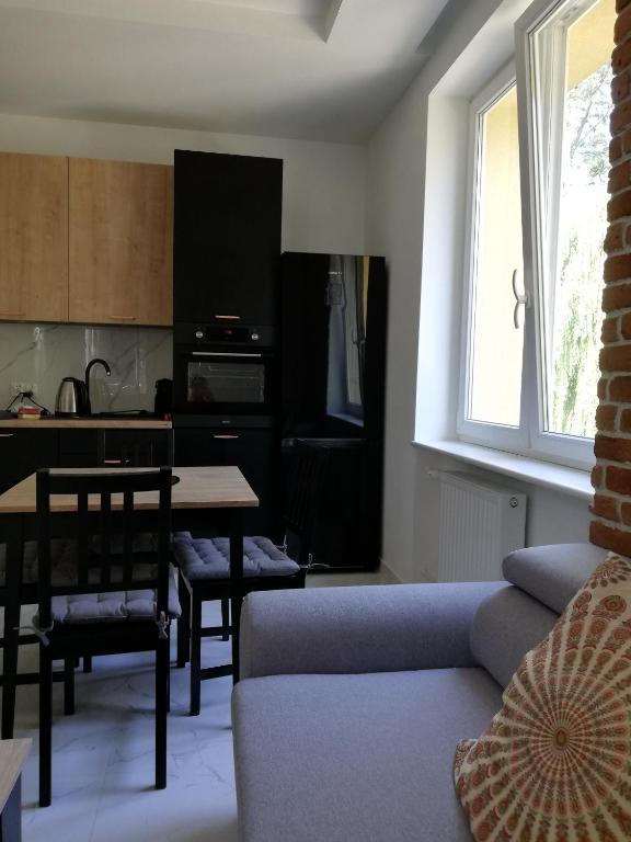 Kuchyňa alebo kuchynka v ubytovaní Lipowa 22 Centrum Apartament