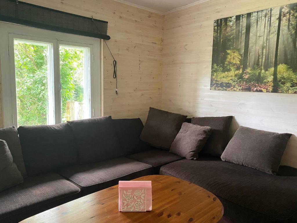 Posezení v ubytování Private Hiiumaa Cottage plus Sauna