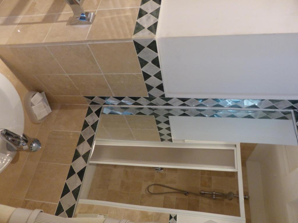 Koupelna v ubytování Hotel Prati