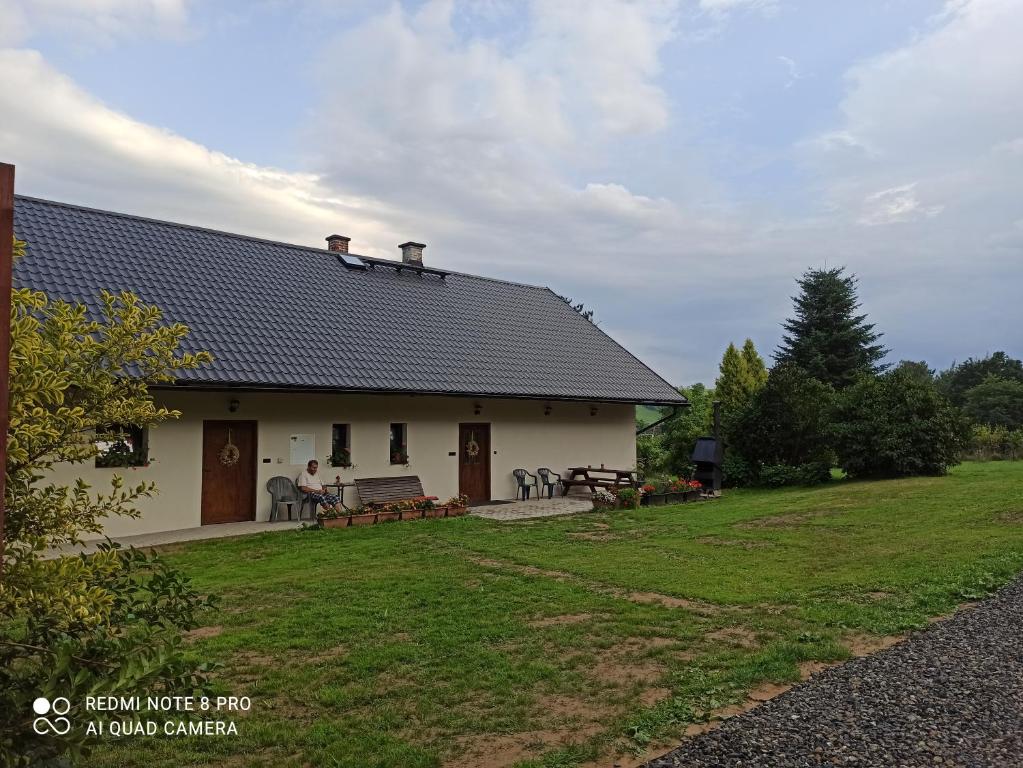 Zahrada ubytování Chalupa Hrabišín
