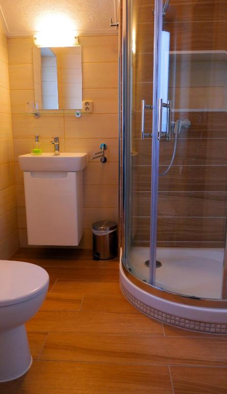 Kúpeľňa v ubytovaní Apartmány Vista