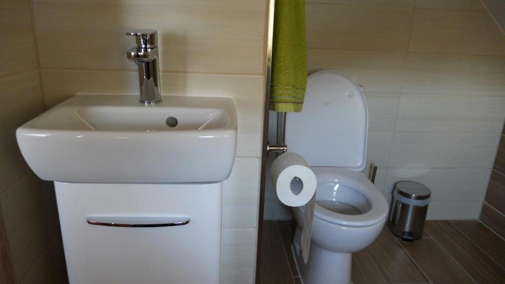 Kúpeľňa v ubytovaní Apartmány Vista