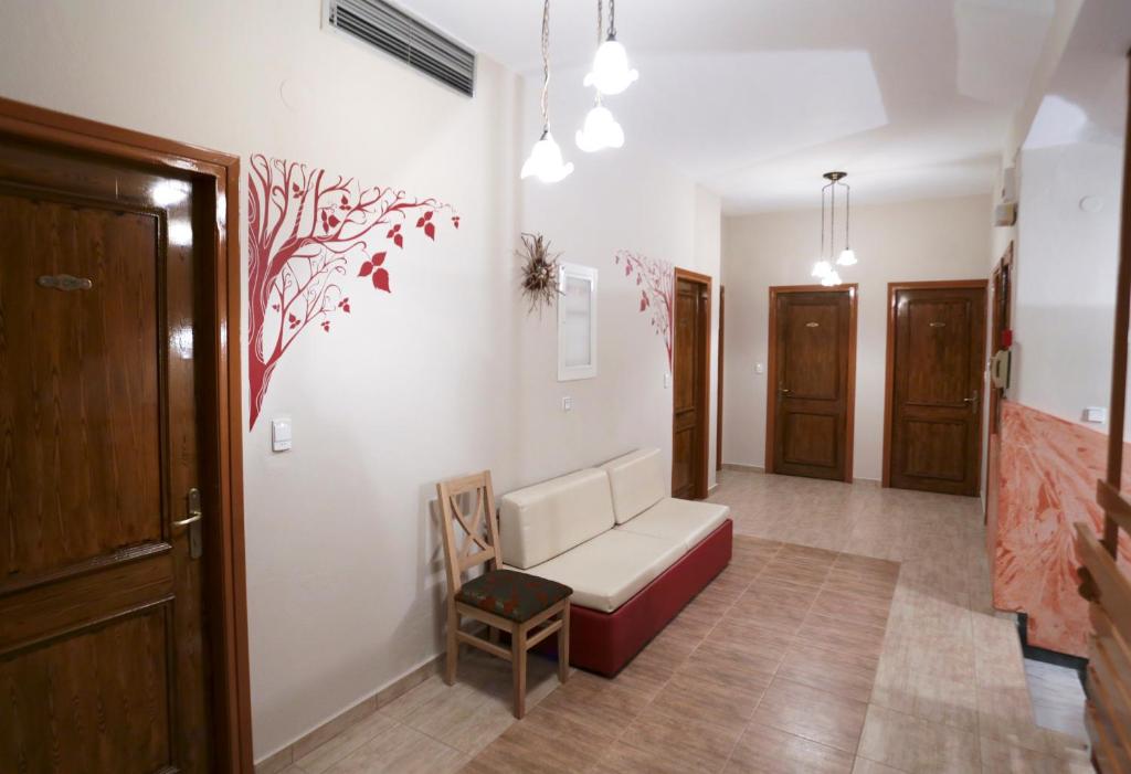 A seating area at Agali Hotel