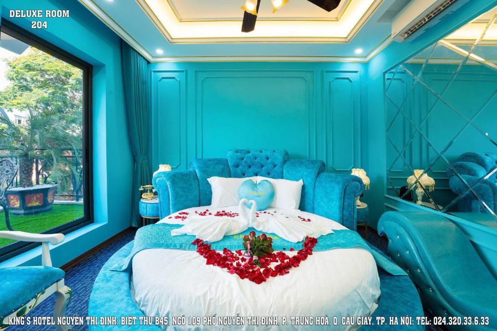 Posezení v ubytování King's Hotel Nguyễn Thị Định