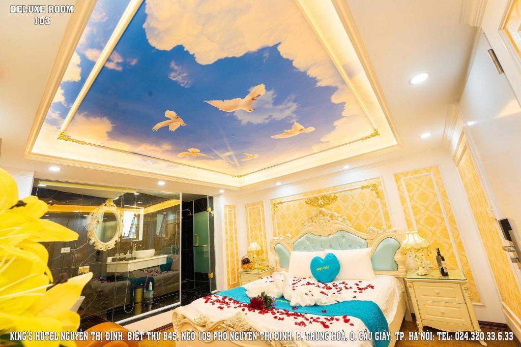 Posezení v ubytování King's Hotel Nguyễn Thị Định