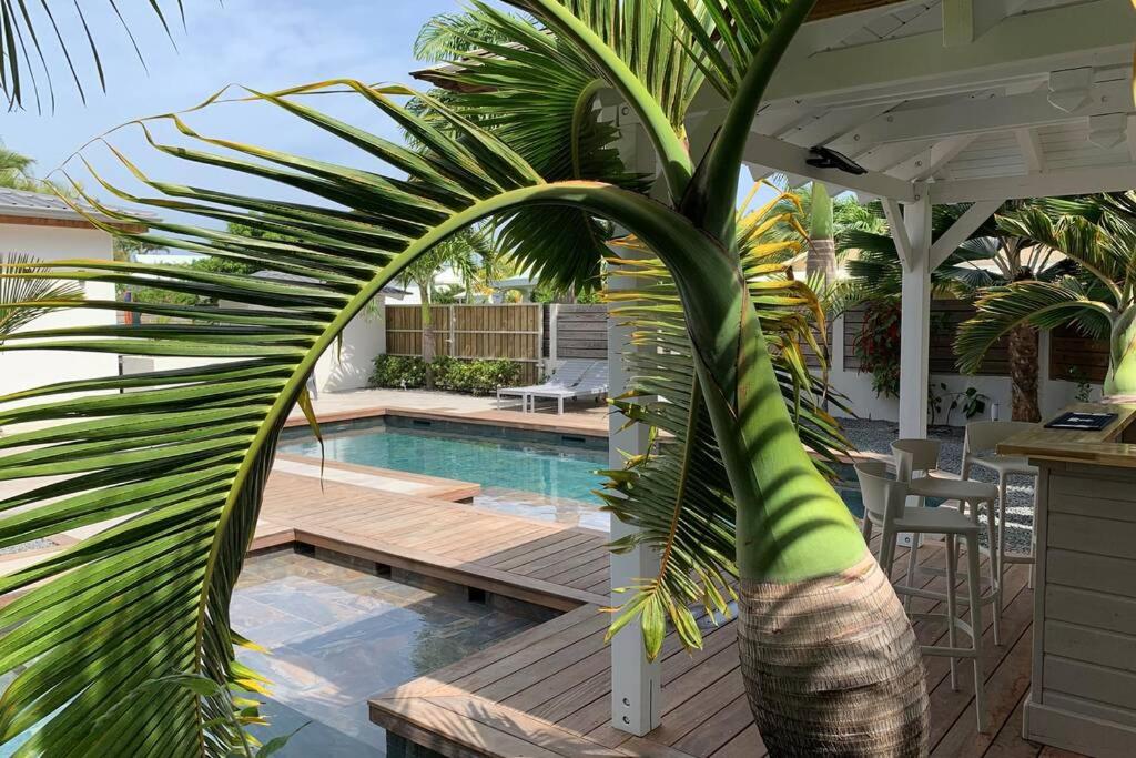 Bazén v ubytování Villa Manzana : neuve 4ch 4sdb 2 piscines - LUXE nebo v jeho okolí