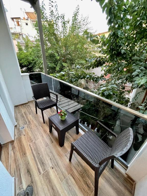 Balkón nebo terasa v ubytování Oldtown Sultanahmet Suites