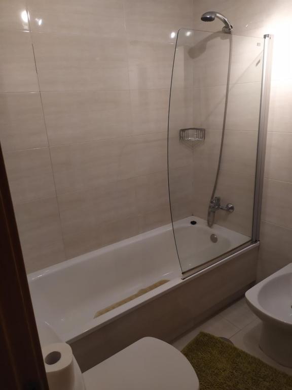Kúpeľňa v ubytovaní Apartamento As Laxes de Illa de Arousa
