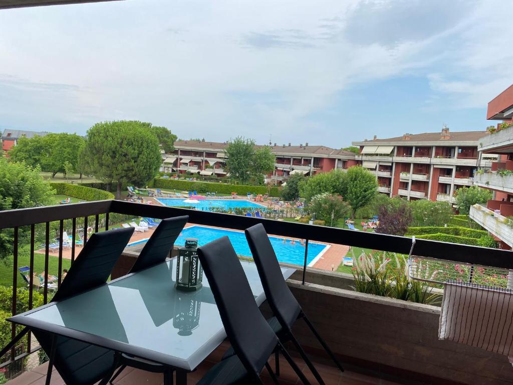 Balkón nebo terasa v ubytování Home Gardaview Desenzano