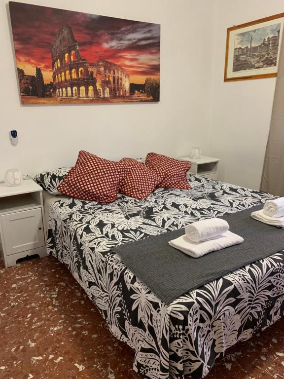 Posteľ alebo postele v izbe v ubytovaní Bella Roma - EE