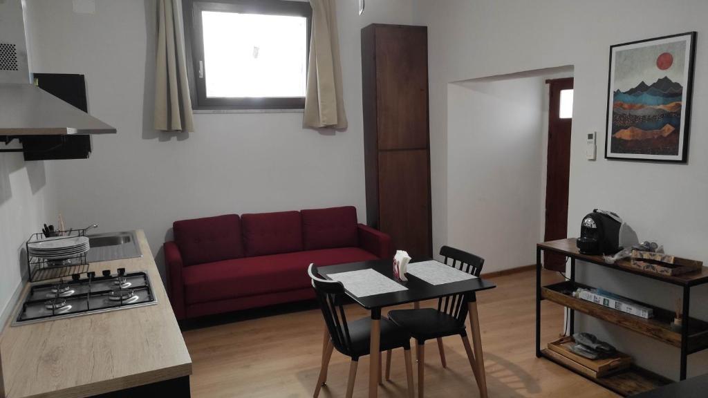 Kuchyň nebo kuchyňský kout v ubytování Al Castello