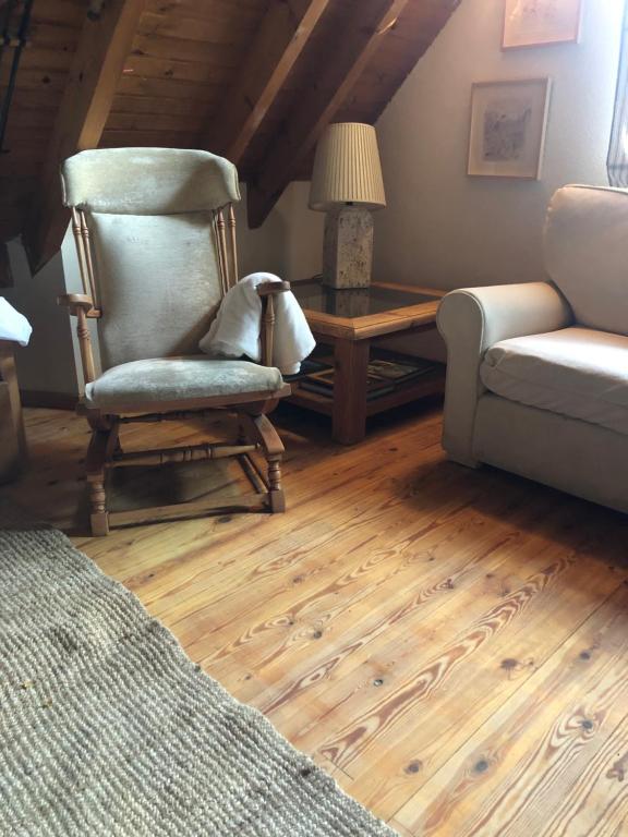 Posezení v ubytování La Casita de Navacerrada