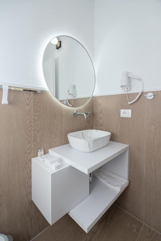 Koupelna v ubytování Hotel PortSide GF