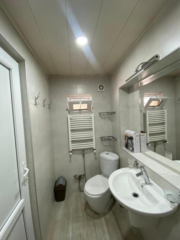 Koupelna v ubytování Guest House Imereti