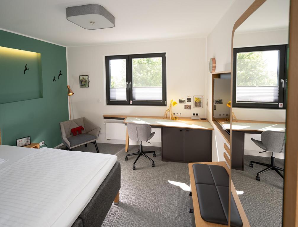 Fotografie z fotogalerie ubytování Hotel Am Leinritt v destinaci Kahl am Main