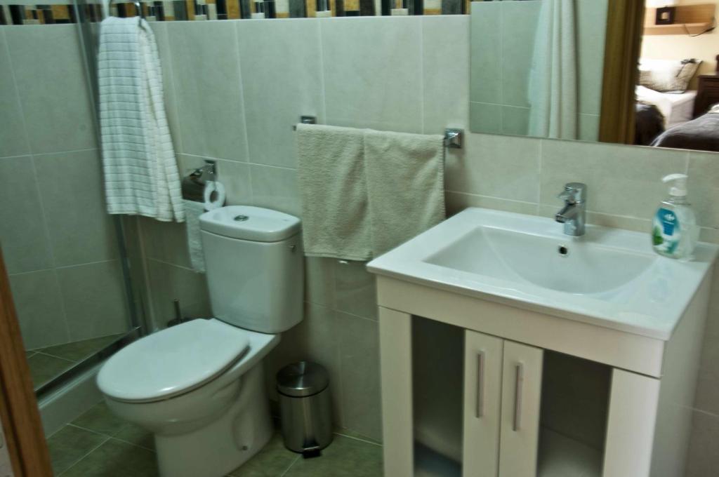 Łazienka w obiekcie La casa del rebote