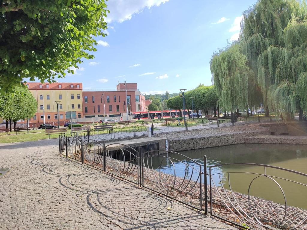Výhľad na rieku v blízkosti apartmánu