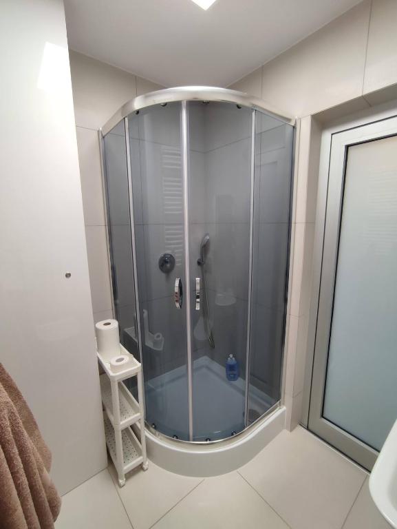 Kúpeľňa v ubytovaní APARTAMENT PRZY PARKU ŚRÓDMIEŚCIE
